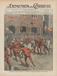 Resurrection of ancient historical festivals, the Pallonata that took place in the Piazza of Siena on the 18th